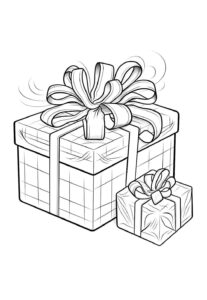 Desenho de Presentes De Natal Desenho Colorir Imprimir 14