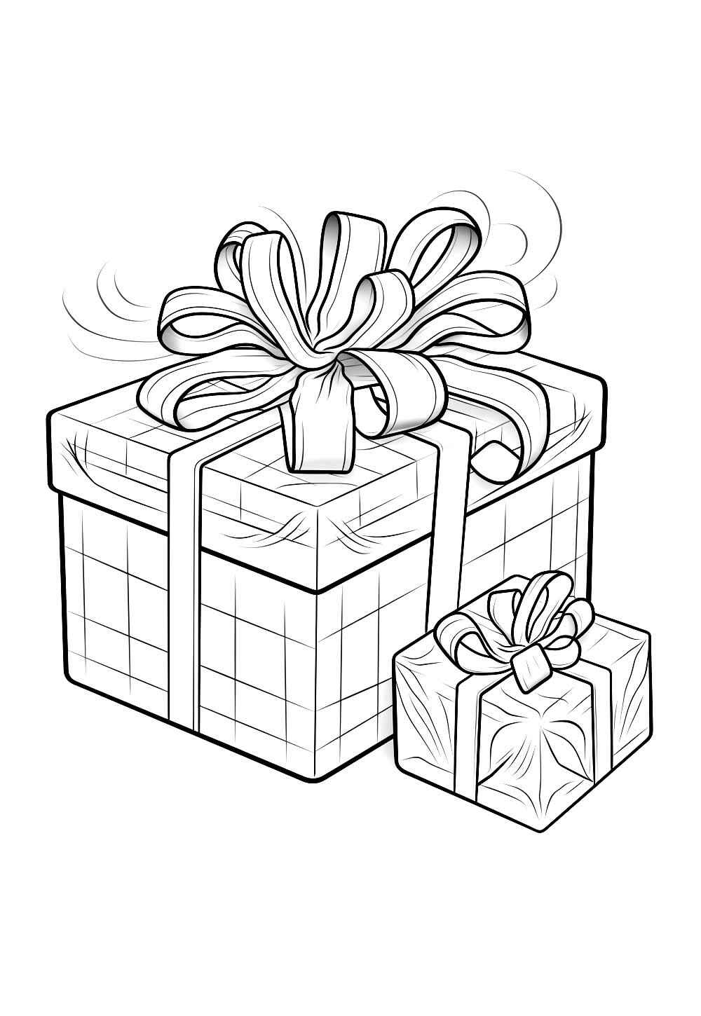 Desenho de Presentes De Natal Desenho Colorir Imprimir 14