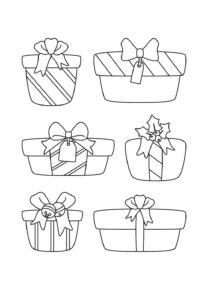Desenho de Presentes De Natal Desenho Colorir Imprimir 18