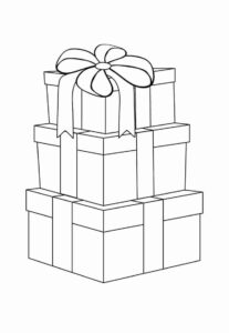 Desenho de Presentes De Natal Desenho Colorir Imprimir 25