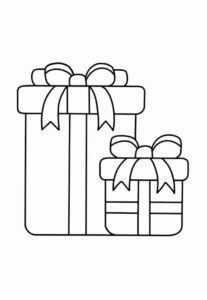 Desenho de Presentes De Natal Desenho Colorir Imprimir 26