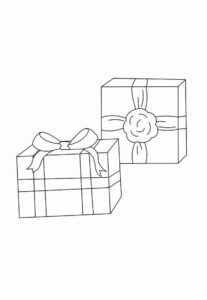 Desenho de Presentes De Natal Desenho Colorir Imprimir 30