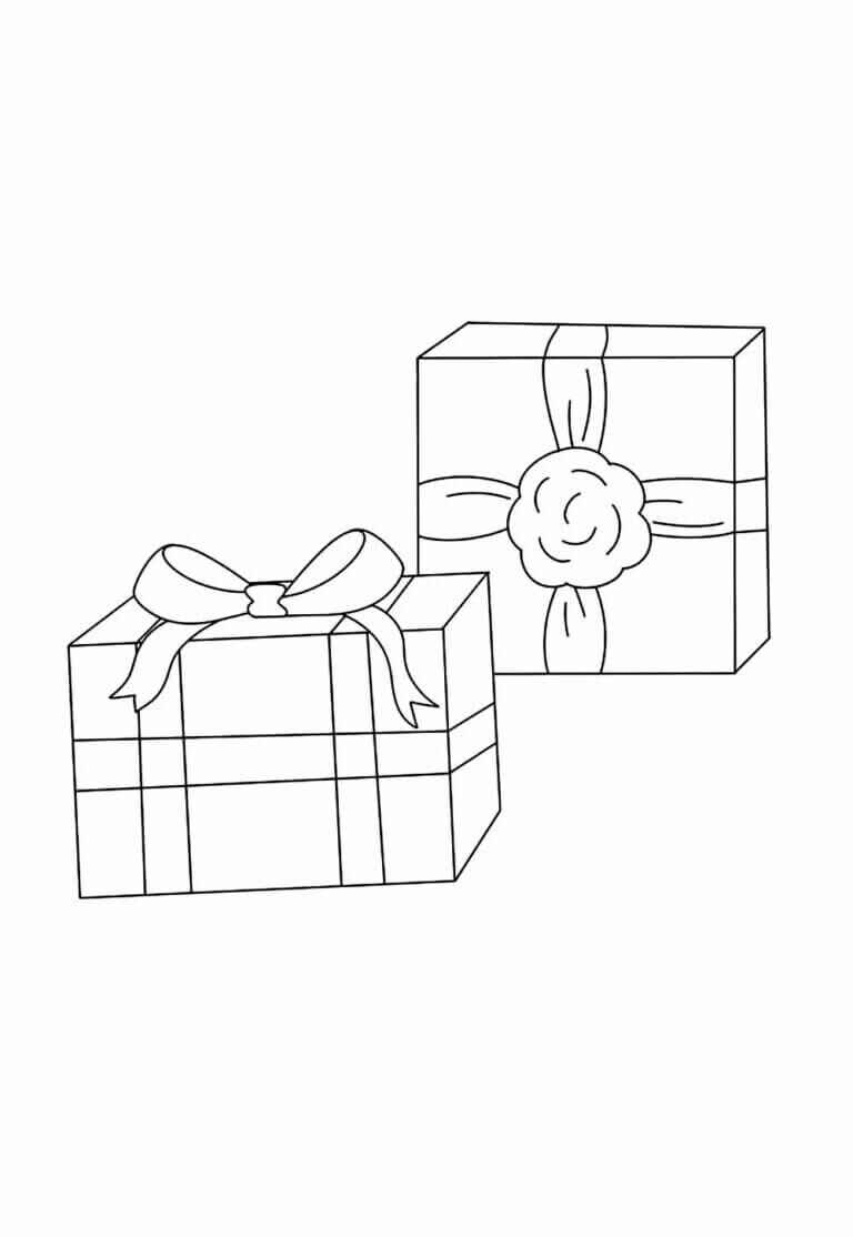 Desenho de Presentes De Natal Desenho Colorir Imprimir 30