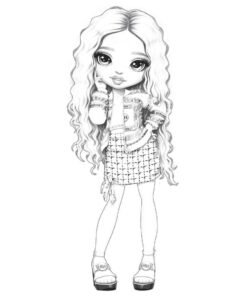 Desenho de Rainbow High Desenho Colorir Imprimir 02