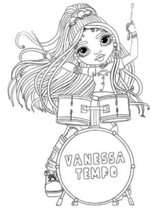 Desenho de Rainbow High Desenho Colorir Imprimir 04