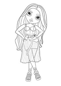 Desenho de Rainbow High Desenho Colorir Imprimir 07