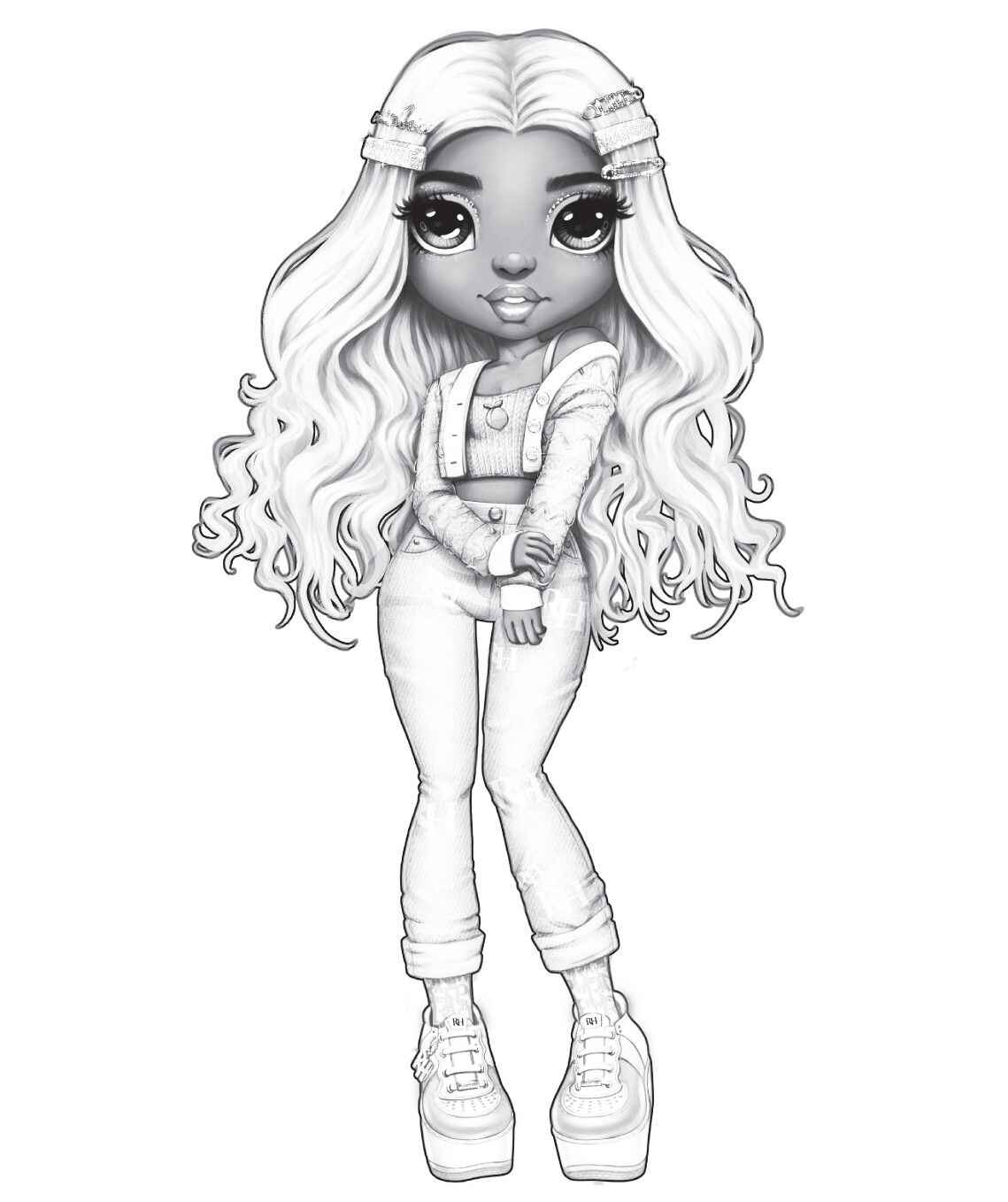 Desenho de Rainbow High Desenho Colorir Imprimir 09