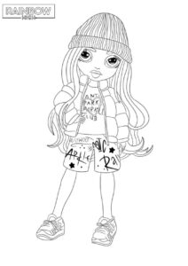 Desenho de Rainbow High Desenho Colorir Imprimir 10