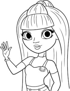 Desenho de Rainbow High Desenho Colorir Imprimir 13