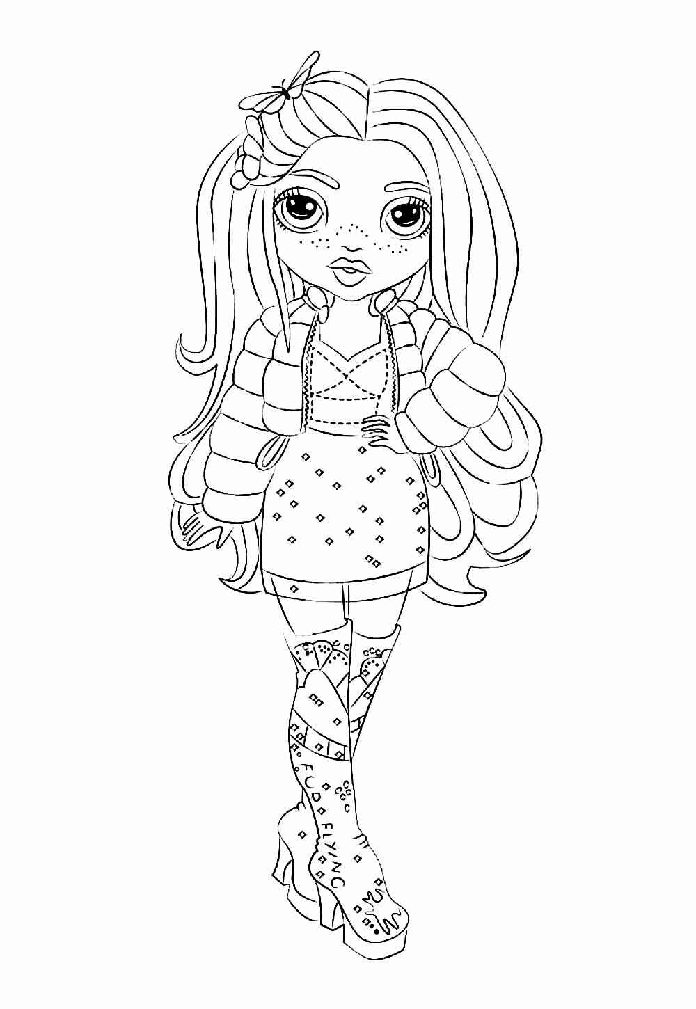 Desenho de Rainbow High Desenho Colorir Imprimir 18