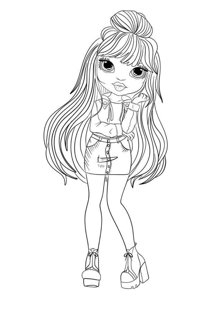 Desenho de Rainbow High Desenho Colorir Imprimir 20