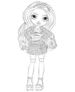 Desenho de Rainbow High Desenho Colorir Imprimir 21