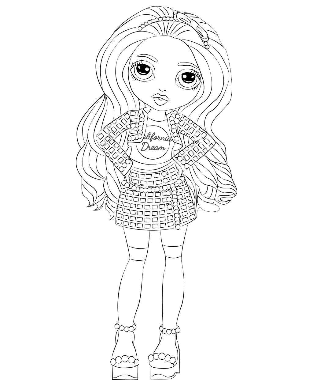 Desenho de Rainbow High Desenho Colorir Imprimir 21