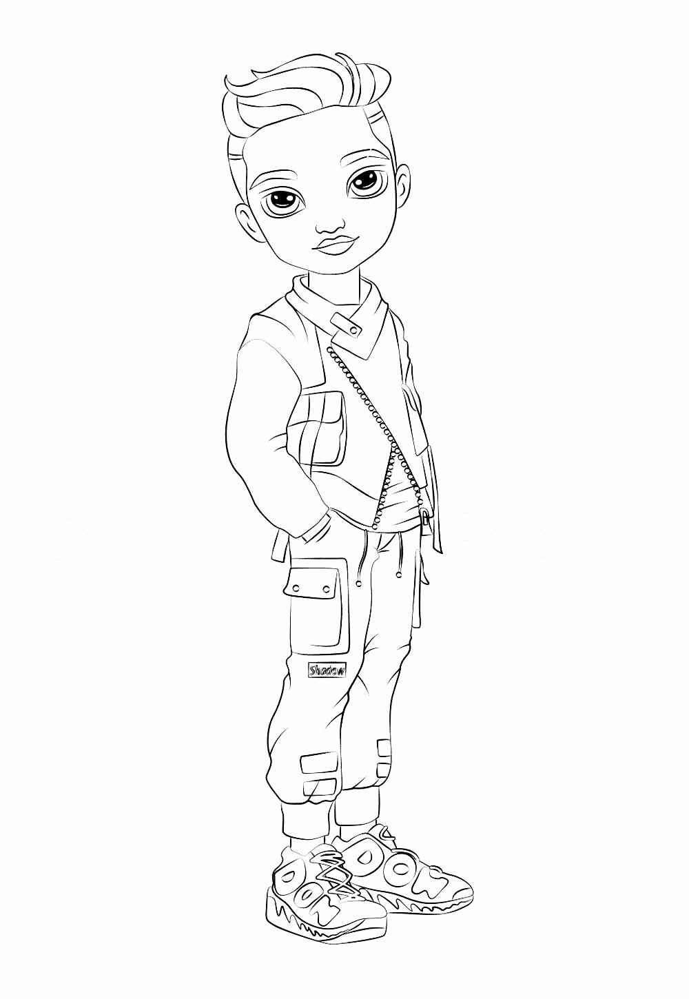 Desenho de Rainbow High Desenho Colorir Imprimir 23