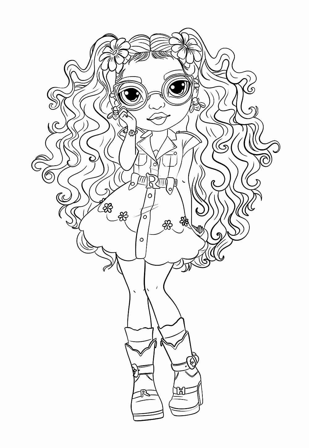 Desenho de Rainbow High Desenho Colorir Imprimir 26