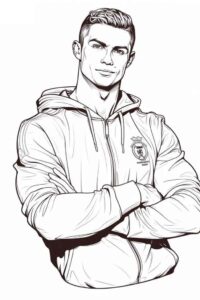 Desenho de Real Madrid Desenho Colorir Imprimir 01