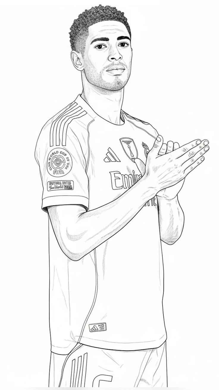 Desenho de Real Madrid Desenho Colorir Imprimir 04