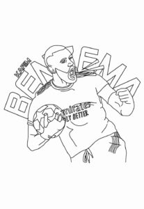 Desenho de Real Madrid Desenho Colorir Imprimir 05