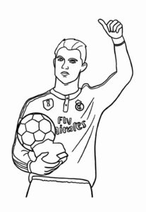 Desenho de Real Madrid Desenho Colorir Imprimir 07