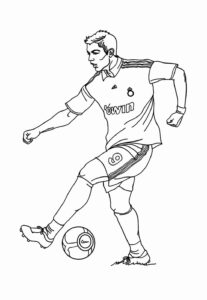 Desenho de Real Madrid Desenho Colorir Imprimir 08