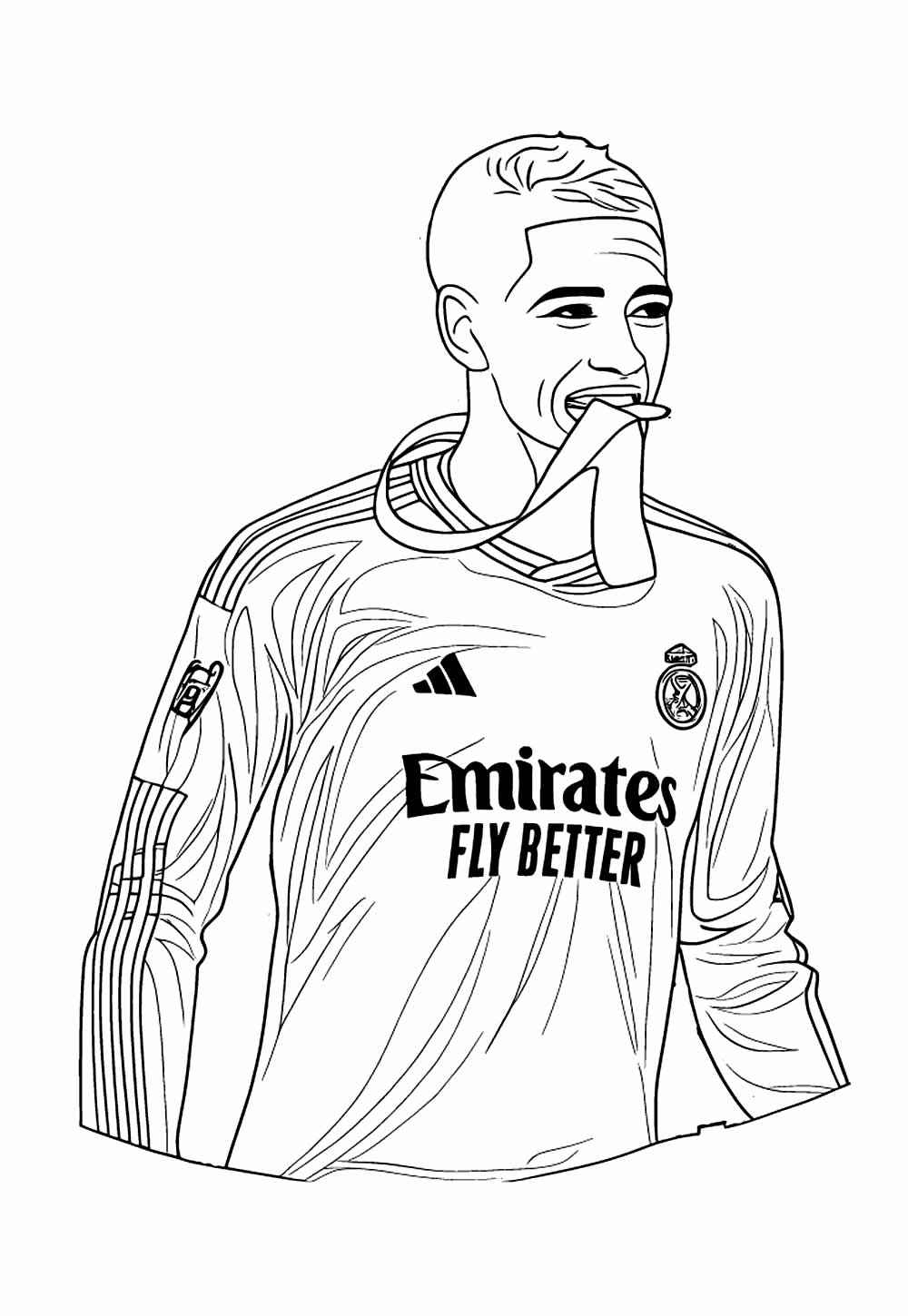 Desenho de Real Madrid Desenho Colorir Imprimir 13