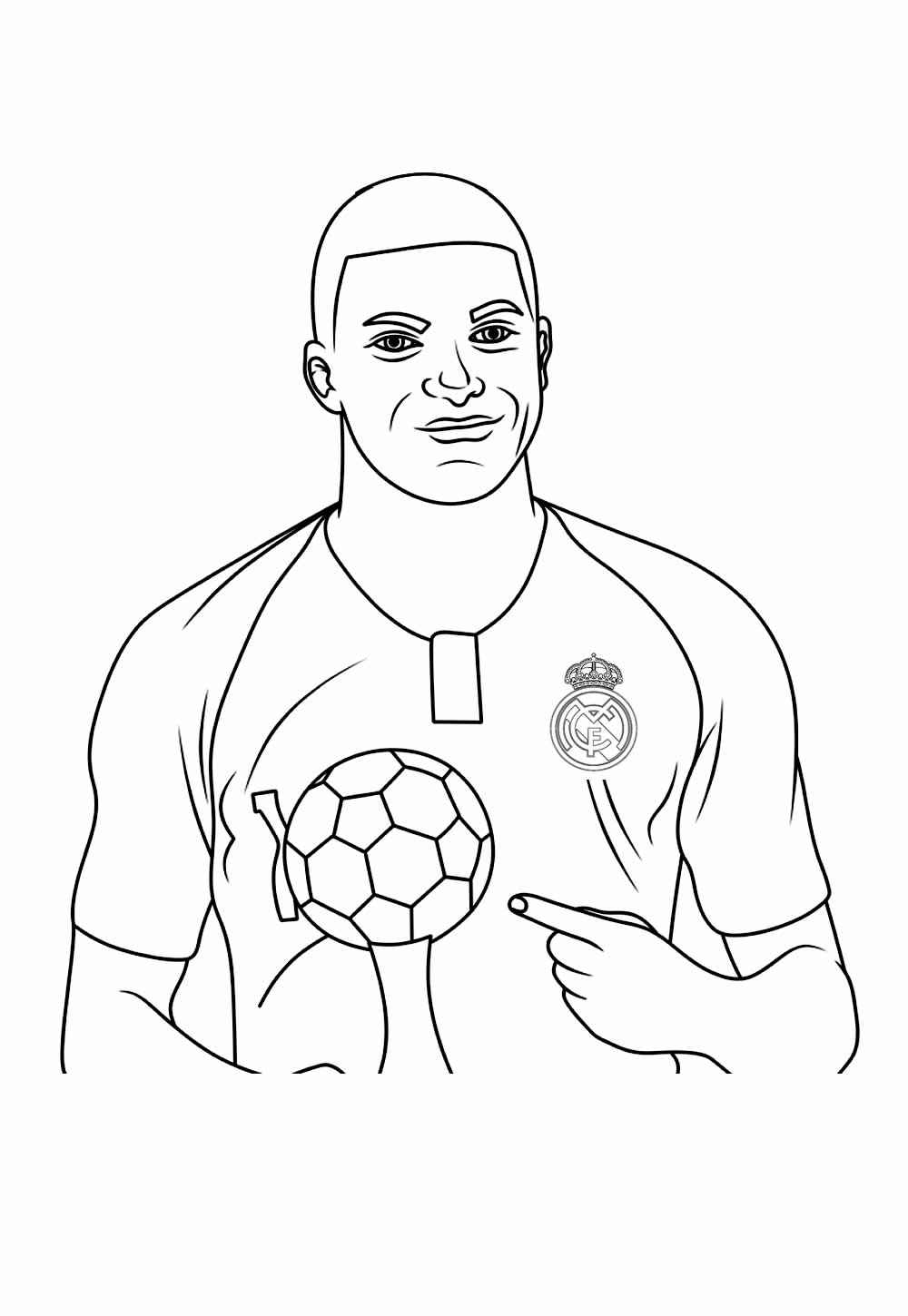 Desenho de Real Madrid Desenho Colorir Imprimir 14