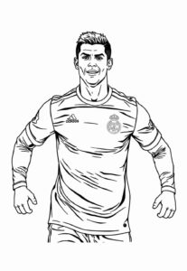 Desenho de Real Madrid Desenho Colorir Imprimir 16