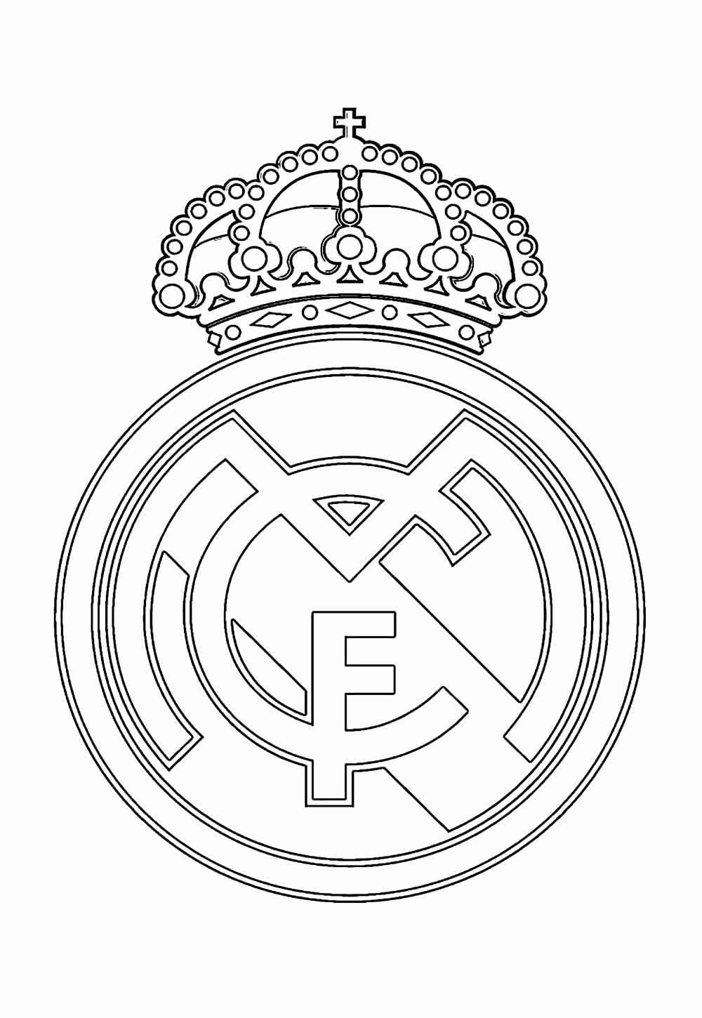 Desenho de Real Madrid Desenho Colorir Imprimir 18
