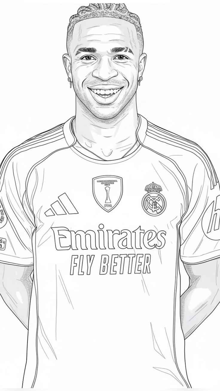 Desenho de Real Madrid Desenho Colorir Imprimir 22