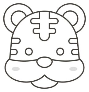 Desenho de Tigre Desenho Colorir Imprimir 060