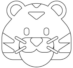 Desenho de Tigre Desenho Colorir Imprimir 061