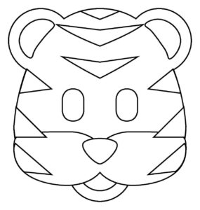 Desenho de Tigre Desenho Colorir Imprimir 062