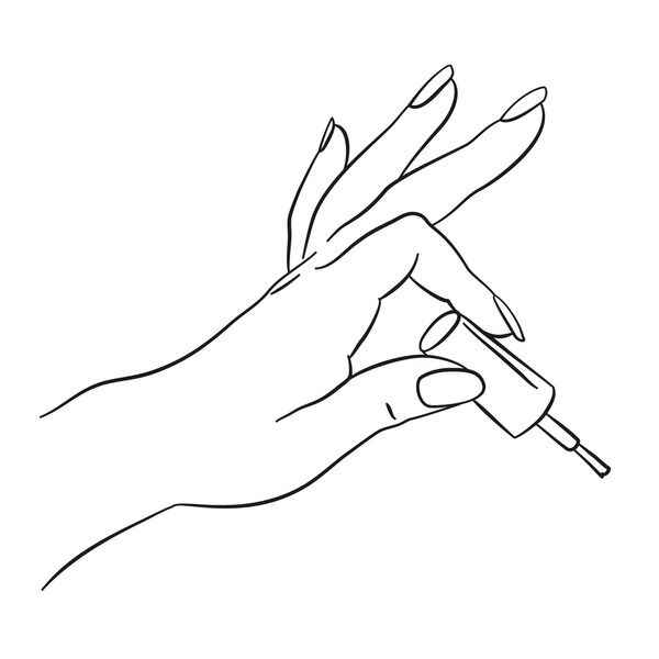 Desenho de Unha Desenho Colorir Imprimir 06