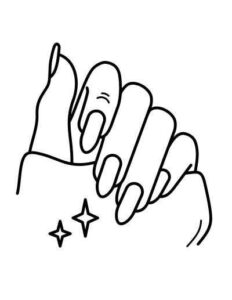 Desenho de Unha Desenho Colorir Imprimir 21