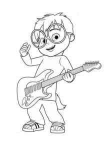 Desenho de Alvin E Os Esquilos Desenho Colorir Imprimir 07