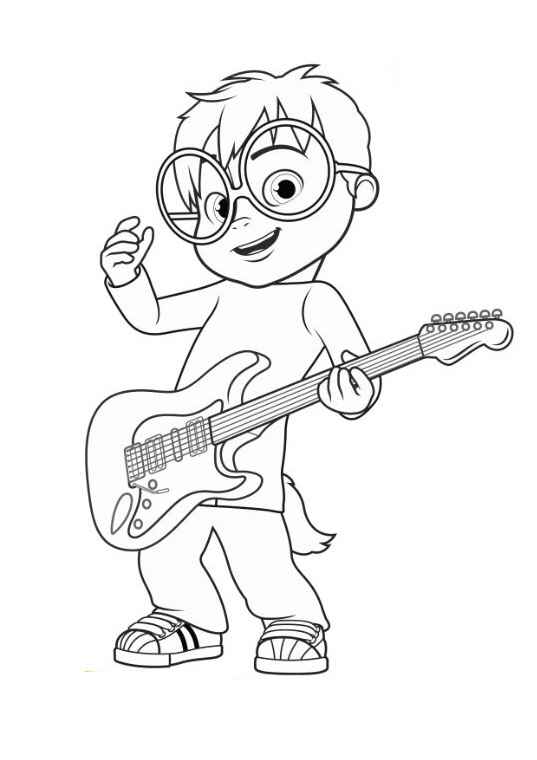 Desenho de Alvin E Os Esquilos Desenho Colorir Imprimir 07