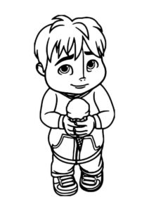 Desenho de Alvin E Os Esquilos Desenho Colorir Imprimir 09