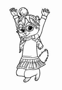 Desenho de Alvin E Os Esquilos Desenho Colorir Imprimir 18