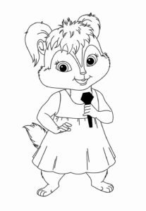 Desenho de Alvin E Os Esquilos Desenho Colorir Imprimir 19