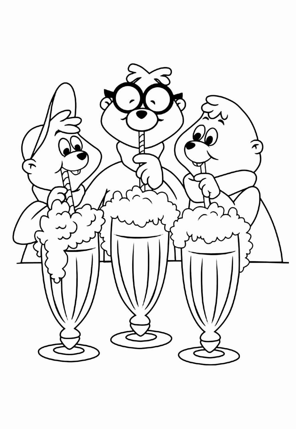 Desenho de Alvin E Os Esquilos Desenho Colorir Imprimir 20