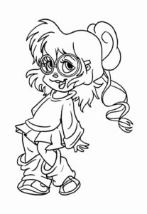 Desenho de Alvin E Os Esquilos Desenho Colorir Imprimir 22