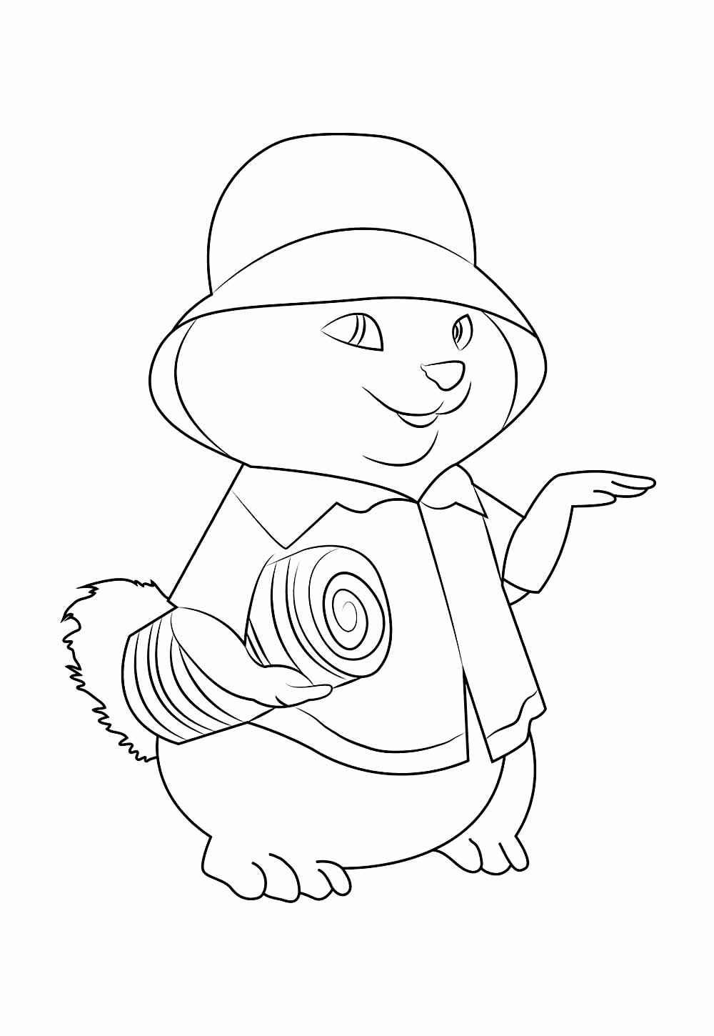 Desenho de Alvin E Os Esquilos Desenho Colorir Imprimir 25