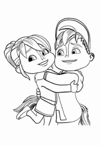 Desenho de Alvin E Os Esquilos Desenho Colorir Imprimir 28