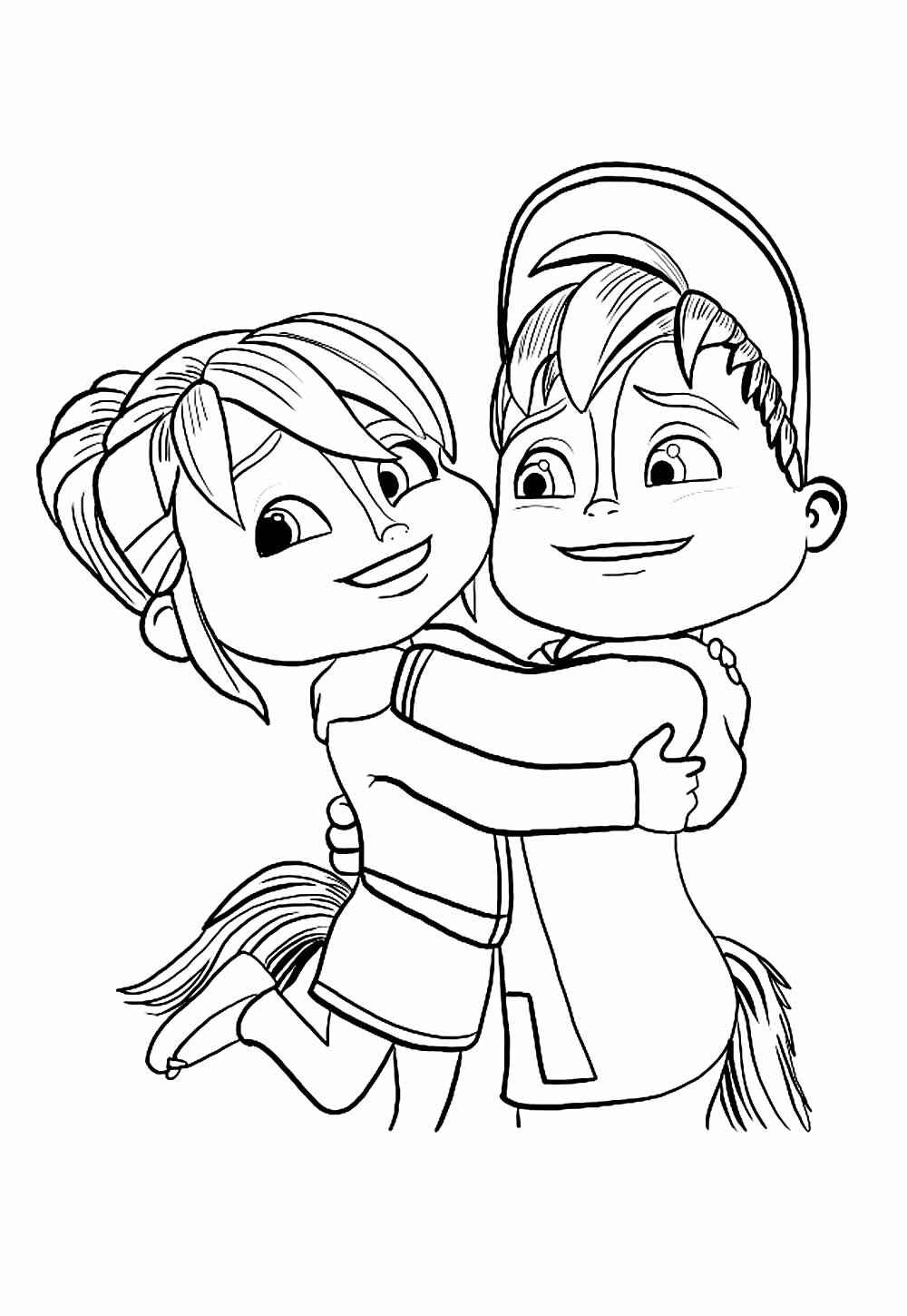 Desenho de Alvin E Os Esquilos Desenho Colorir Imprimir 28