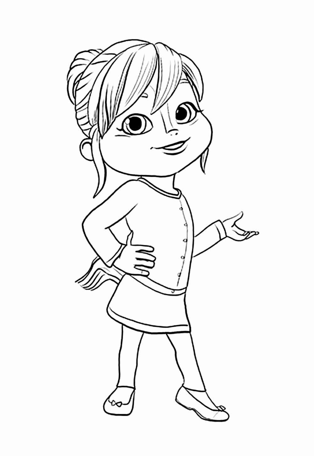 Desenho de Alvin E Os Esquilos Desenho Colorir Imprimir 29