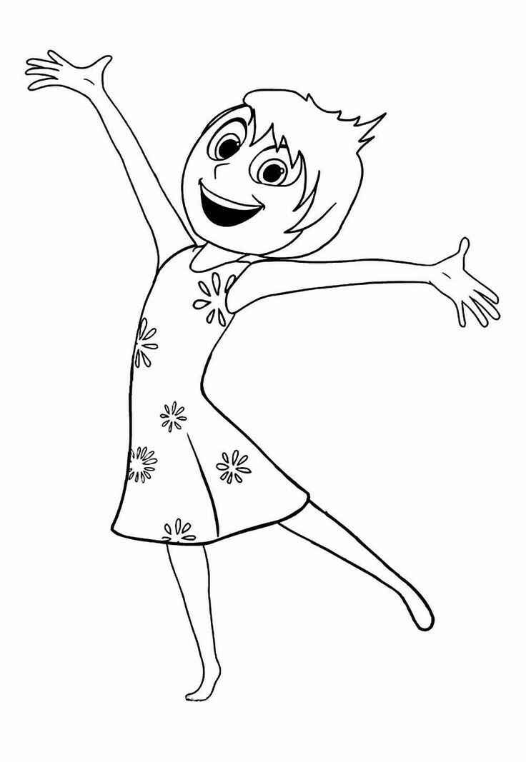 Desenho de Alegria Divertidamente Desenho Colorir Imprimir 02