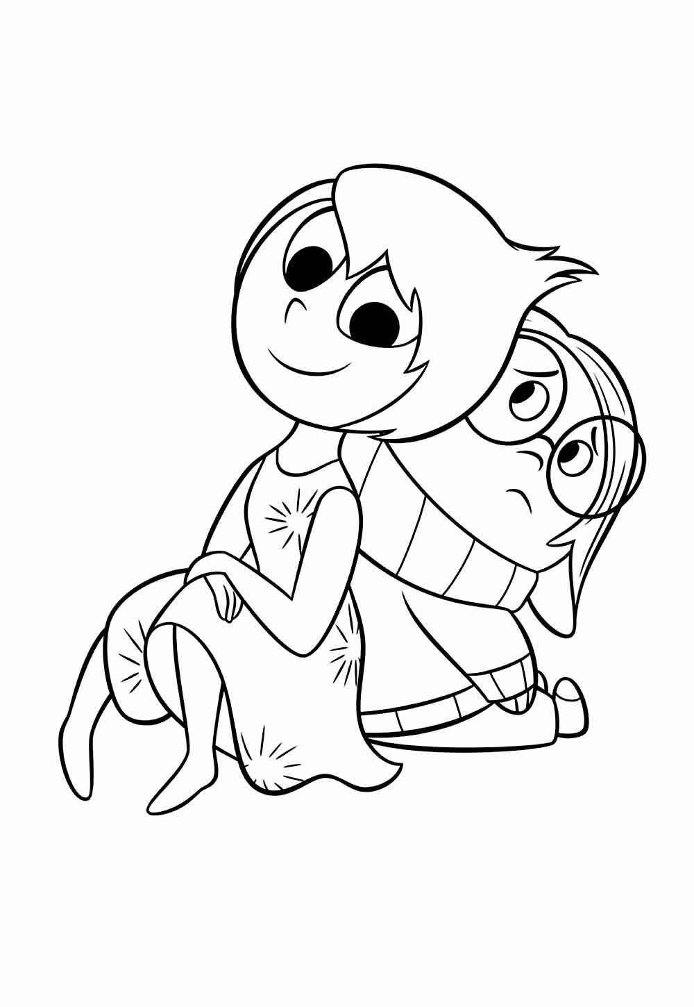 Desenho de Alegria Divertidamente Desenho Colorir Imprimir 06