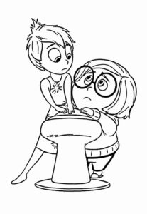 Desenho de Alegria Divertidamente Desenho Colorir Imprimir 08