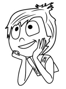 Desenho de Alegria Divertidamente Desenho Colorir Imprimir 14