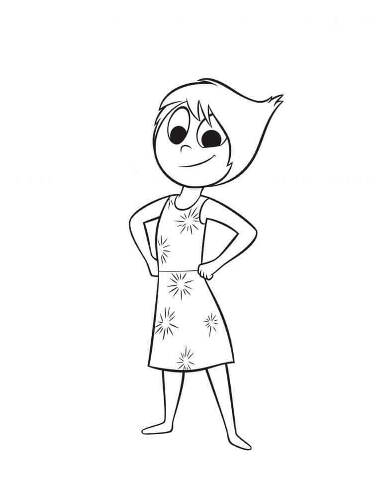 Desenho de Alegria Divertidamente Desenho Colorir Imprimir 21